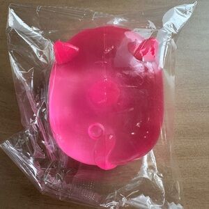 New  Bright Pink Cat Squishy Toy